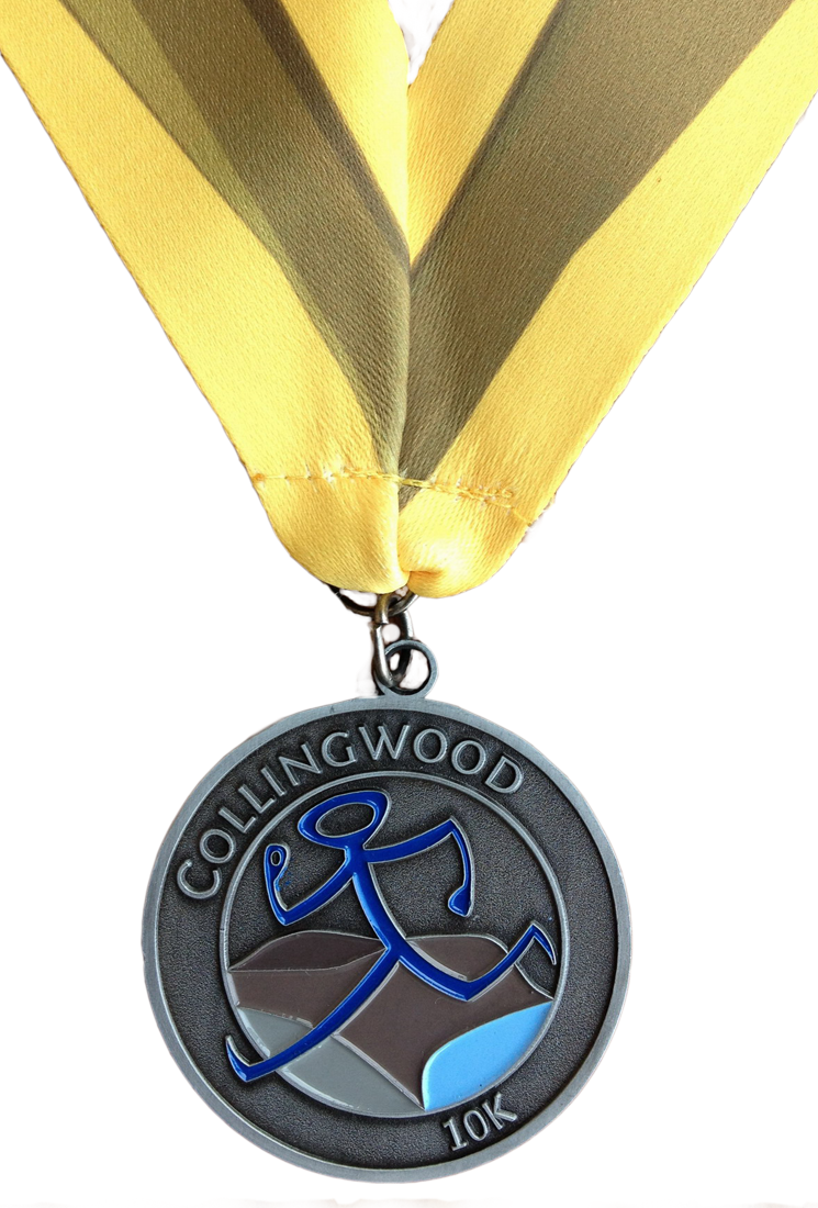 Collingwood 10K Medal(front)web